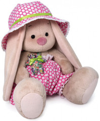 Игрушка мягкая «Зайка Ми в шляпе с мишкой» - Фото 1