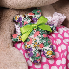 Игрушка мягкая «Зайка Ми в шляпе с мишкой» - Фото 3