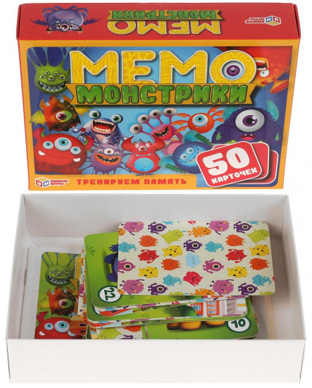 Игра настольная «Мемо. Монстрики»