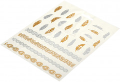 Наклейки переводные для декорирования пасхальных яиц «Перышки» - Фото 2