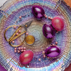 Набор для украшения яиц с жидкими красителями «Жемчужное сияние» - Фото 3