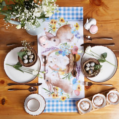 Дорожка на стол «Зайчики» - Фото 1
