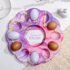 Подставка пасхальная для яиц и кулича «Мрамор» - Фото 2
