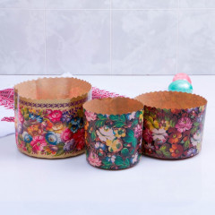 Набор бумажных форм для кулича «Жостово - 2» - Фото 1