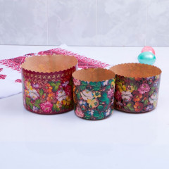 Набор бумажных форм для кулича «Жостово - 2» - Фото 2