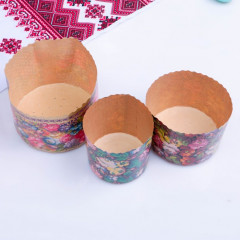 Набор бумажных форм для кулича «Жостово - 2» - Фото 3