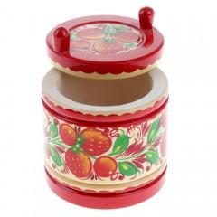 Бочонок с поворотом, курская роспись - Фото 1