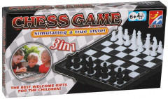 Игра настольная 3 в 1 «Шашки, шахматы и нарды» - Фото 2