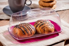 Хлебница «Fresh», баклажан - Фото 1