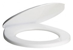 Сиденье для унитаза, белое - Фото 2