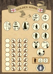 Сборная модель «Флагманский корабль Френсиса Дрейка Галеон Золотая лань» - Фото 2