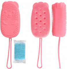 Щетка с губкой для ванной «Бьюти маус» - Фото 5