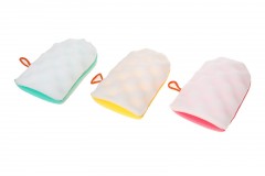 Мочалка банная профилированная «Рукавичка», цвет в ассортименте - Фото 1