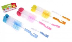 Ёршик с губкой для бутылочек и сосок, цвет в ассортименте - Фото 1