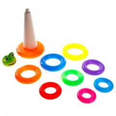 Пирамида «Лягушка», 9 колец - Фото 1