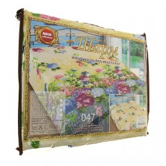 Двустороннее стеганое покрывало из искусственного шелка «Гранд-Шарм» (рис. 047, евро, размер 200х220) - Фото 1