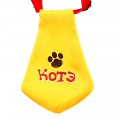 Галстук на ленте «Котэ», желтый - Фото 2