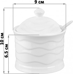 Сахарница с ложкой «Айсберг волны» - Фото 1