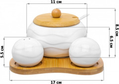 Сахарница с набором для специй «Айсберг» - Фото 1