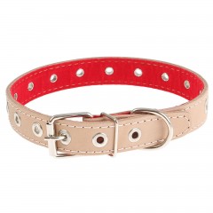 Ошейник с подкладом (ширина 2,5 см) безразмерный, цвета в ассортименте - Фото 2