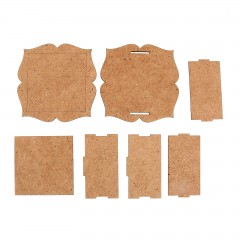 Шкатулка для декора «Квадрат» (набор 7 деталей) - Фото 2