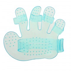 Щетка массажная резиновая на руку, цвета в ассортименте - Фото 2