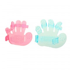 Щетка массажная резиновая на руку, цвета в ассортименте - Фото 1