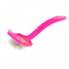 Щетка-пуходерка мягкая, с каплями (основание 4,4 х 4,4 см) - Фото 1