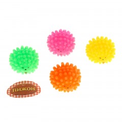 Игрушка пищащая для собаки «Ёжик», цвета в ассортименте - Фото 1