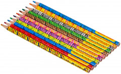 Набор карандашей с многоцветным грифелем «Енот и радуга» - Фото 3