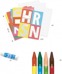 Набор для аппликации «Буквы» - Фото 1