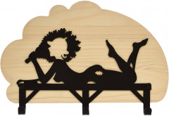 Вешалка брашированная «Девушка» - Фото 1