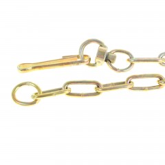 Цепь для привязи собак, (3 м, калибр 6 х 42 мм), желтая - Фото 2