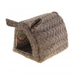 Домик «Ушастые хвостатые», коричневый - Фото 1
