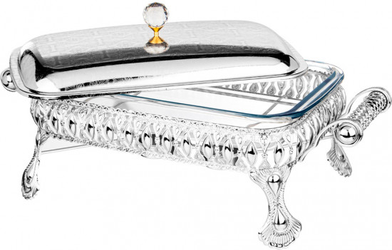 Мармит с крышкой на подставке