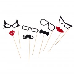 Аксессуары для фотосессии «Фантастическая вечеринка» (набор 12 шт), цвета в ассортименте - Фото 2