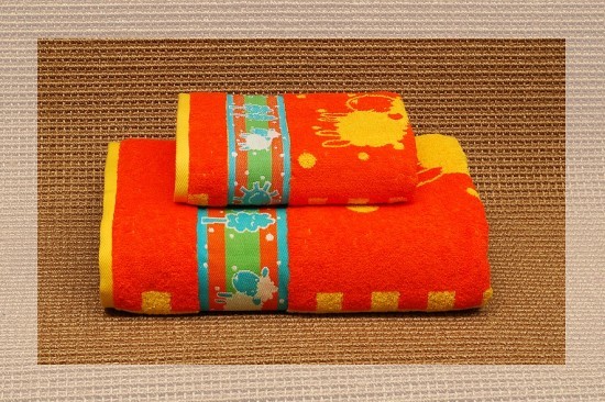 Детское полотенце махровое пестротканое «Agnello» (Cleanelly, 50х70)