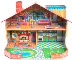 Домик для кукол быстрой сборки «Дача» - Фото 1