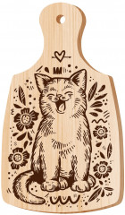 Доска для выжигания «Котик» - Фото 1