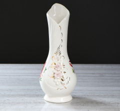 Ваза форма «Воротник» роспись золото, лепка - Фото 3