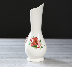 Ваза форма «Воротник» роспись золото, лепка - Фото 4