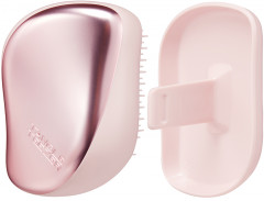 Расческа компактная «Pink matte chrome» - Фото 2