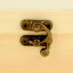 Шкатулка дерево под роспись «Прямоугольная с крючком» 24 х 9,5 х 6 см - Фото 1