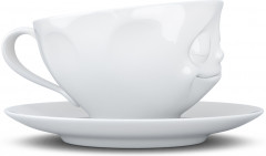 Чашка с блюдцем «Happy» - Фото 8