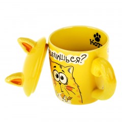 Кружка кот «Чё пьём» - Фото 5