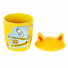 Кружка кот «Чё пьём» - Фото 3