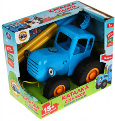 Каталка музыкальная «Синий трактор» - Фото 8