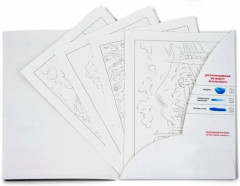 Раскраски акварельные по эскизам «Пейзажи» - Фото 1