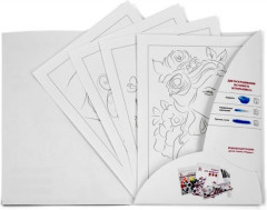 Раскраски акварельные по эскизам «Портреты» - Фото 1