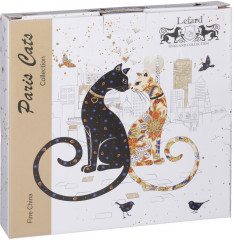 Набор тарелок закусочных «Парижские коты» - Фото 1